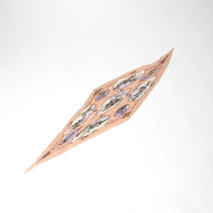 Hermes Pleated Carré Pleated Scarf Mughal Dynasty Horse Scarf Hermes Pink Beige