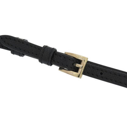 Prada 1ne175 Nylon With Strap Silver Hardware Black Pouch 0351 Prada