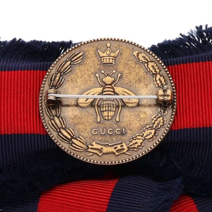Gucci Bow Brooch With Bijoux Ladies