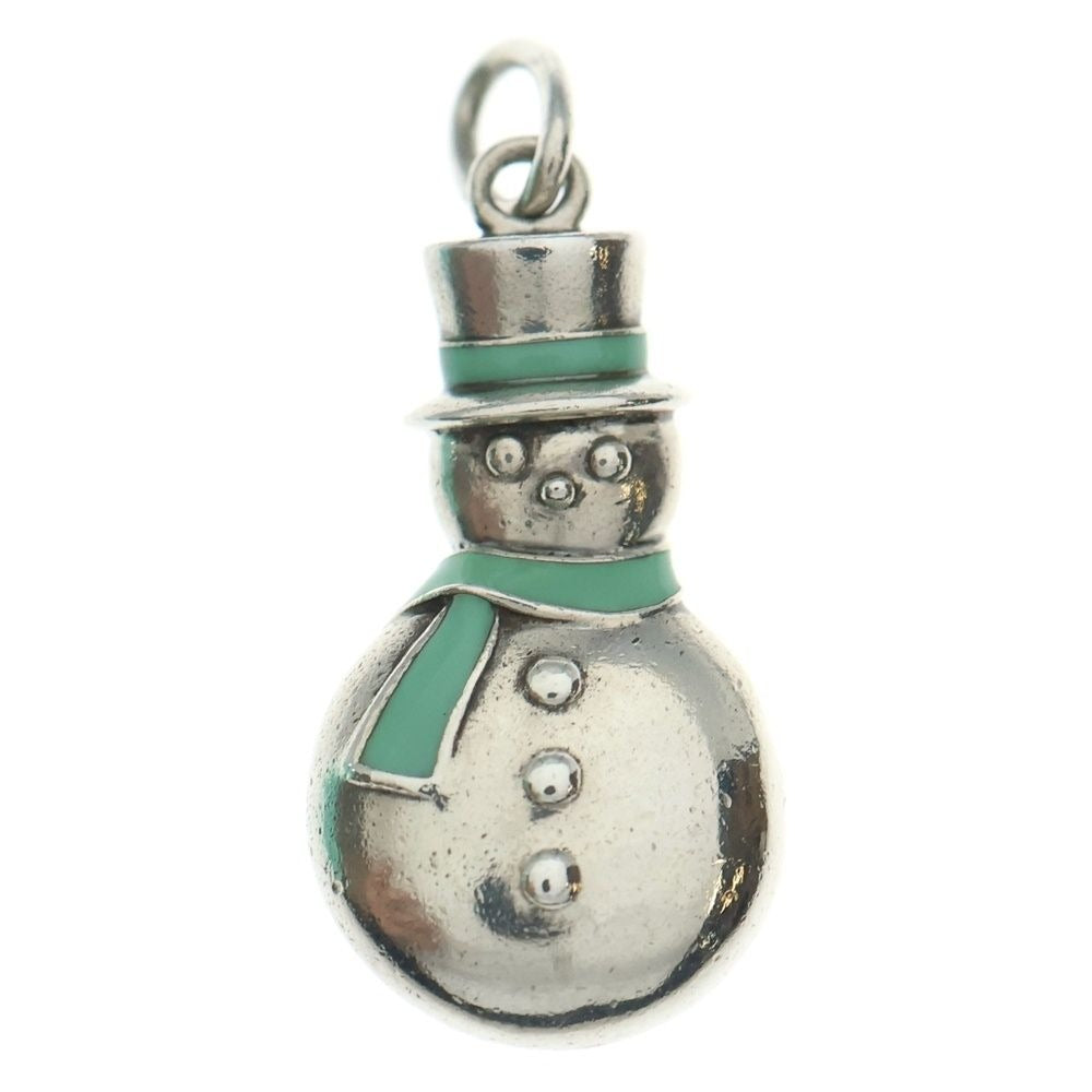 Tiffany & Co. Snowman Necklace Charm Silver