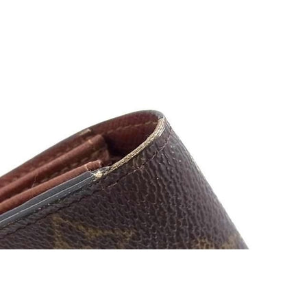 Louis Vuitton Long Wallet Monogram Pochette Porte Monet Cles Di Brown — view 2