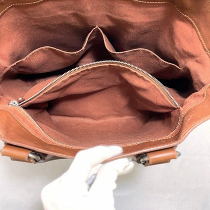 Celine Tote Boogie Bag Brown Large Leather Preowned