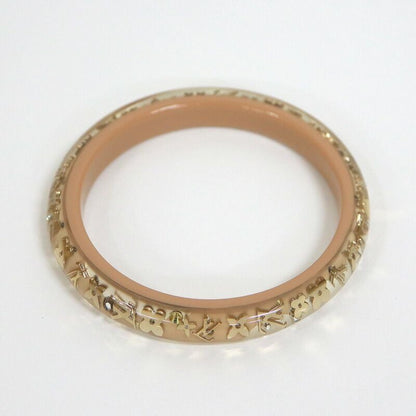 Louis Vuitton Brassunk Illusion Bangle Resin Clear Bracelet