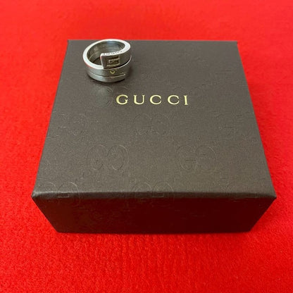Gucci Spiral Ring Silver 925 Accessory No 12 102-5