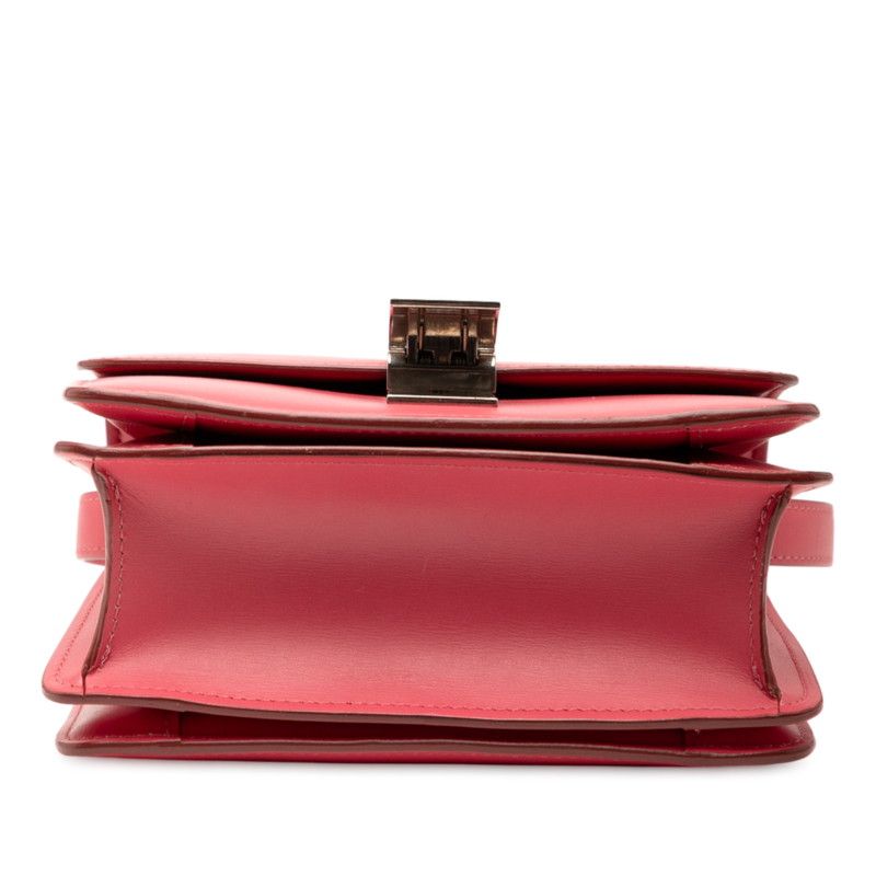 Celine Classic Box Small Pink Leather Women's Celine
