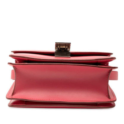 Celine Classic Box Small Pink Leather Women's Celine