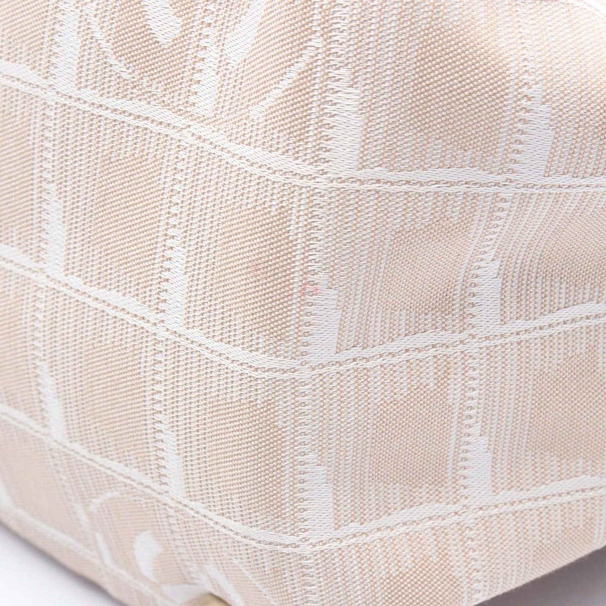 Chanel Tote New Travel Line MM Pin Beige White Others New MM — view 7