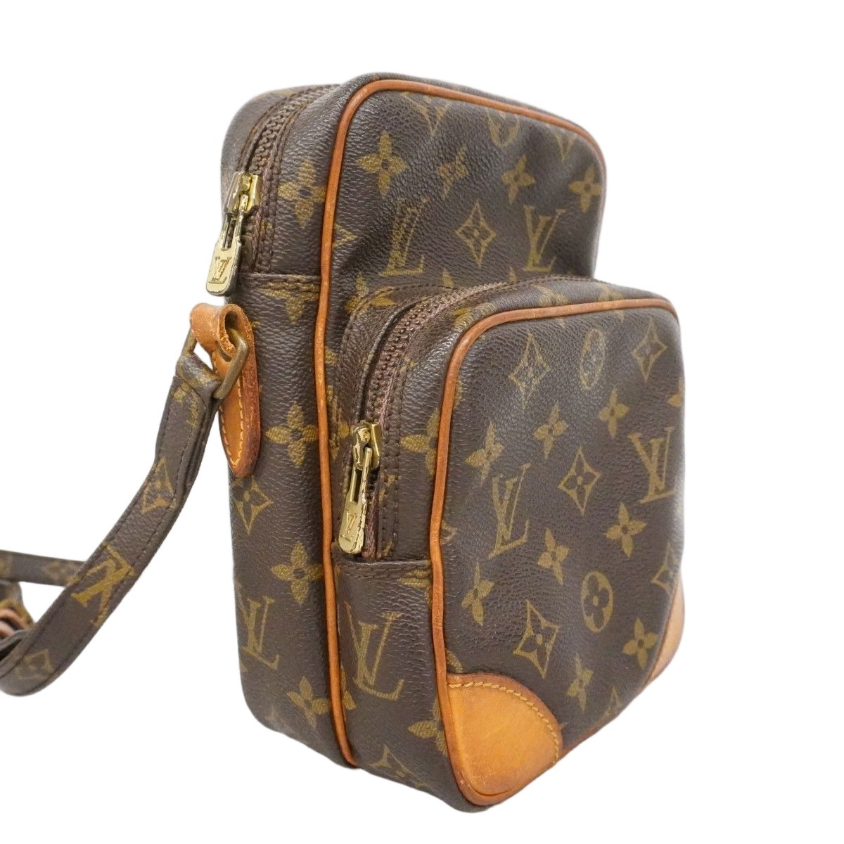 Louis Vuitton Shoulder Bag Monogram Amazon Brown — view 2