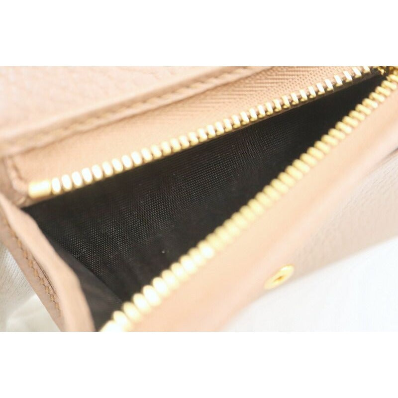 Gucci Bifold Wallet GG Marmont Leather Pink Beige — view 6