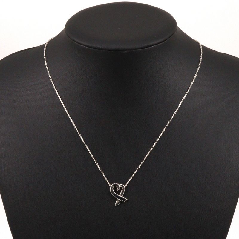 Tiffany & Co Loving Heart Paloma Picasso 925 Silver Ladies 3.0g Necklace