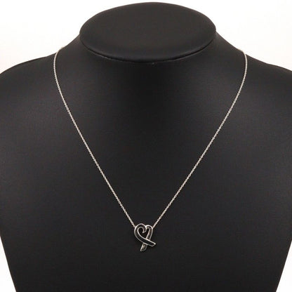 Tiffany & Co Loving Heart Paloma Picasso 925 Silver Ladies 3.0g Necklace