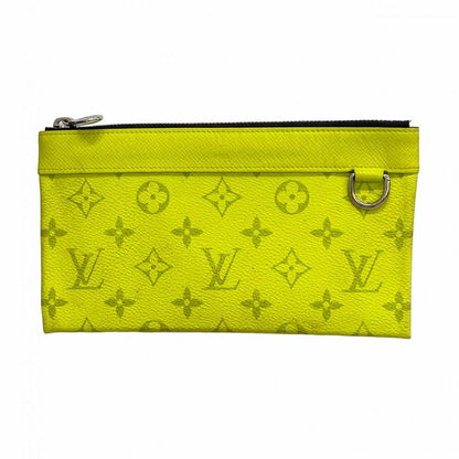 Louis Vuitton Pouch Taiga Llama Pochette Discovery PM M30281 Jeanne Men's