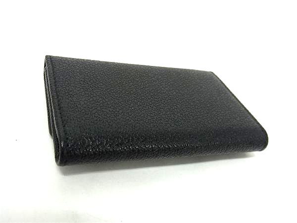 Bvlgari Leather 6-ring Key Case Key Case Men's Women's Black Fh0221