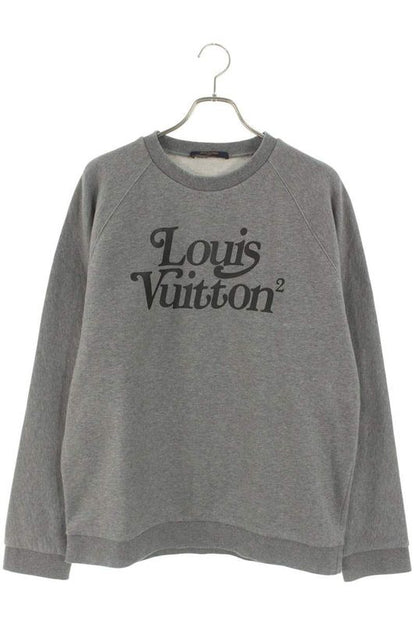Louis Vuitton 20AW Rm202m UYR Hjy13w Squared LV Crewneck Sweatshirt Men's XL