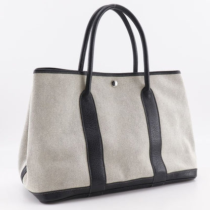 Hermes Garden Party 36 PM Toile Ash Gray □J Ladies Tote Bag