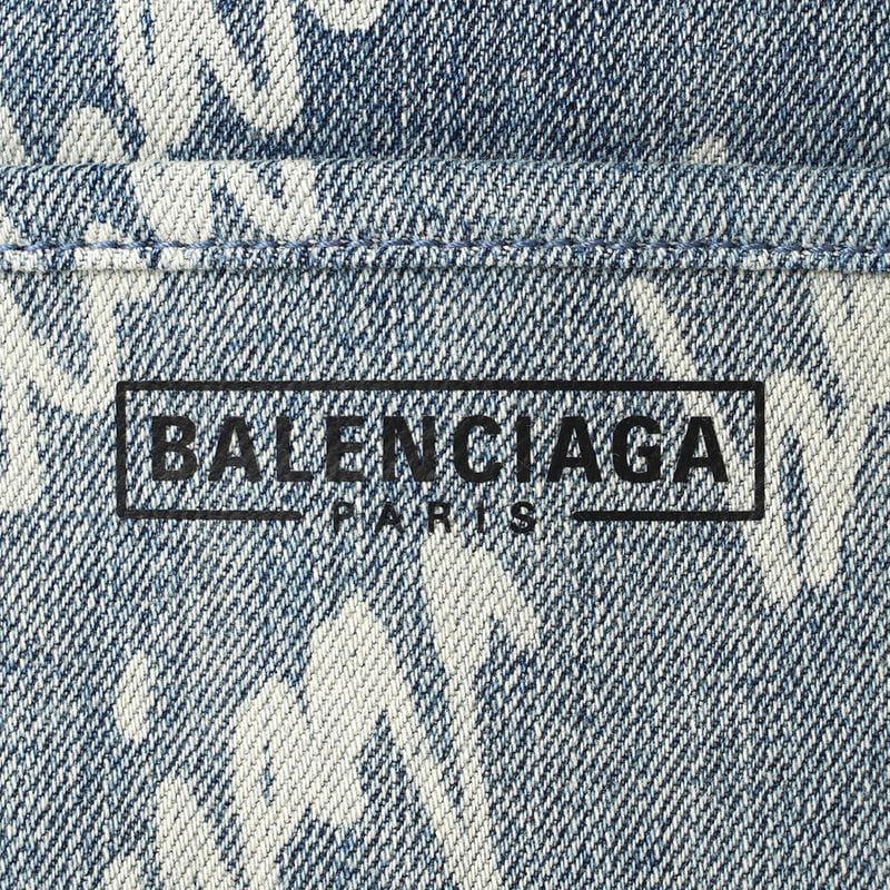 Balenciaga Tote Bag Hardware Blue