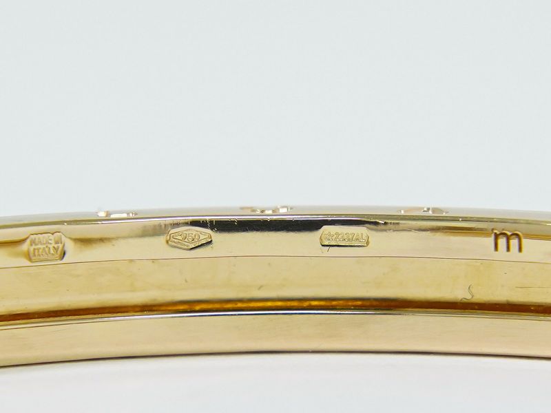 Authentic Bulgari Bvlgari B-zero1 750 PG Bangle Pink Gold Accessories Jewelry