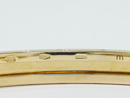 Authentic Bulgari Bvlgari B-zero1 750 PG Bangle Pink Gold Accessories Jewelry
