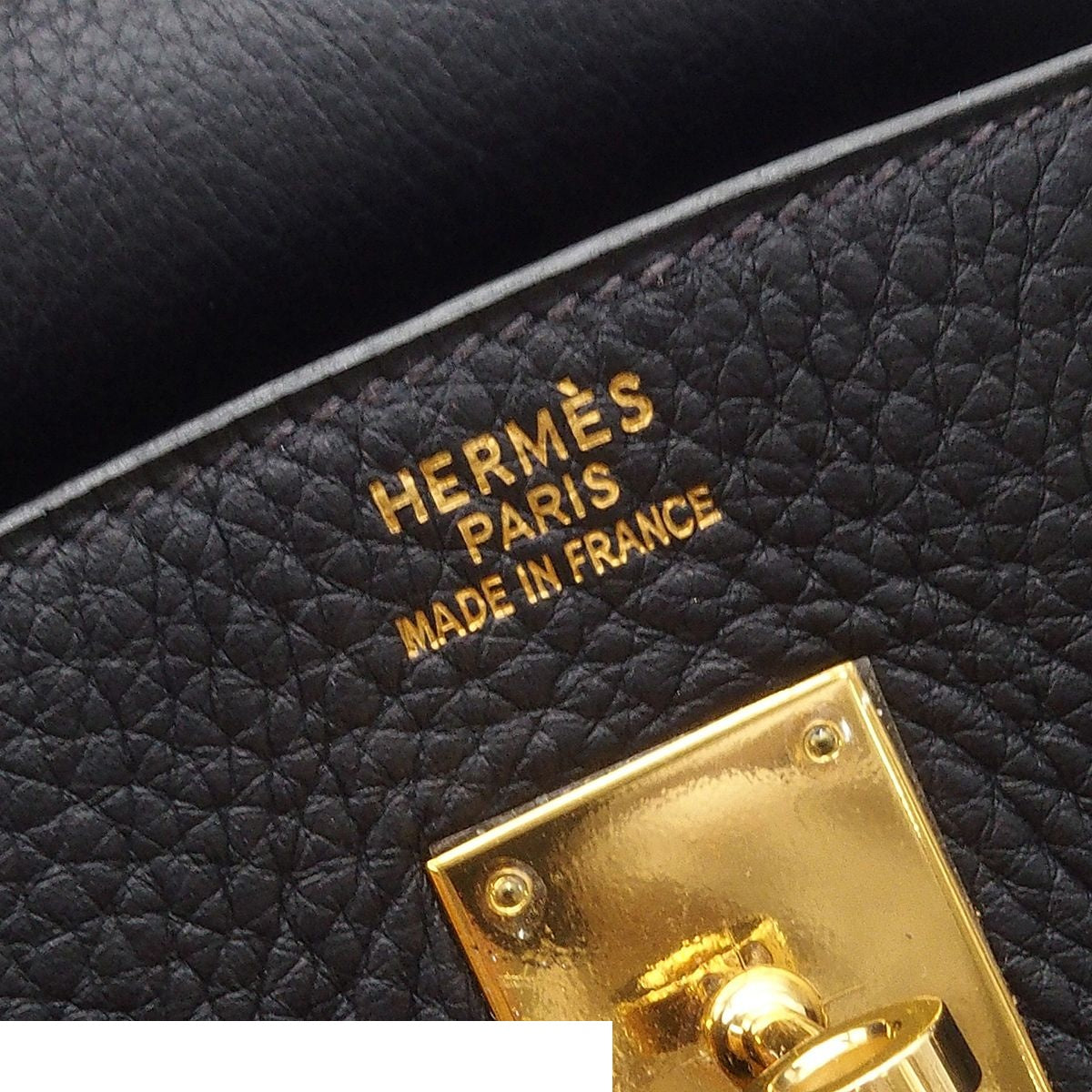 Hermes Birkin 40 Blue Indigo Gold Togo Handbag — view 6