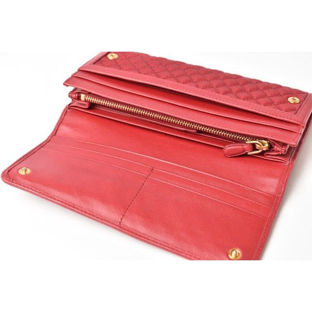 Prada Long Wallet with Pass Case 1 M1132 Quilted Nylon — view 4