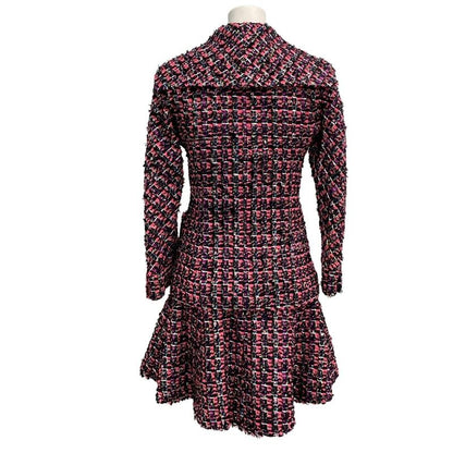 Chanel Skirt Suit Size 36 S Ladies P47135/p47023 Pink X Black X Multi Long