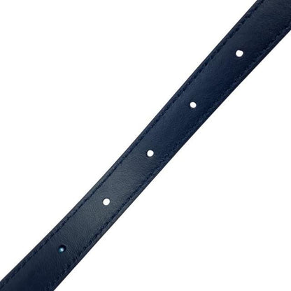 Christian DIOR I Love Paris Belt Slim Small Heart Pattern Logo Total Leather