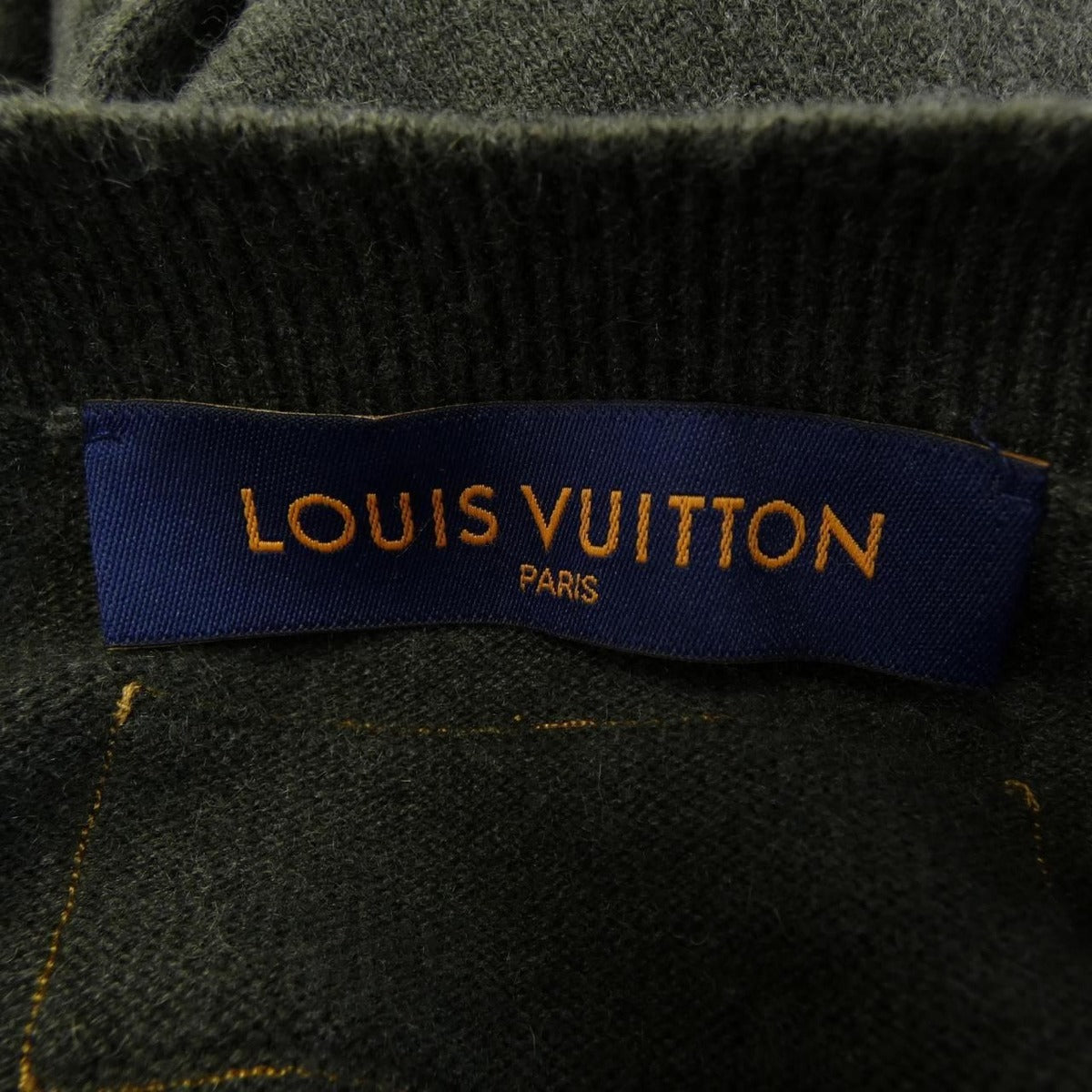Louis Vuitton Lvse LV Embossed Curtain Neck Knit Sweater — view 4