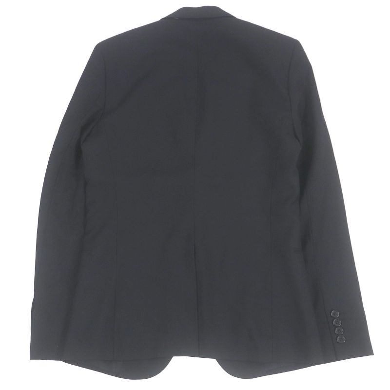 Saint Laurent Paris 482493 Single Tailored Jacket Bleather Tailored Jacket
