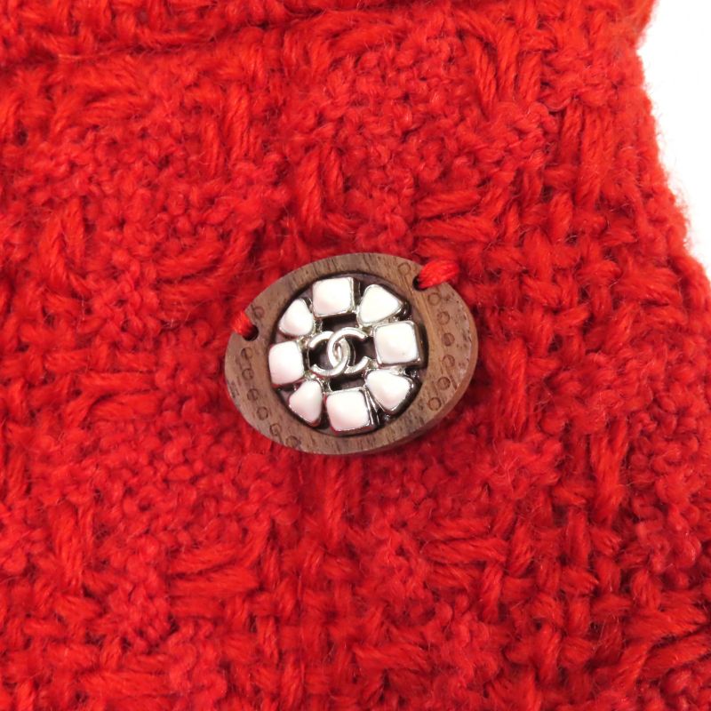 CHANEL P62367 100% Silk Lined Knee Length Tweed Skirt With Coco Mark Plate