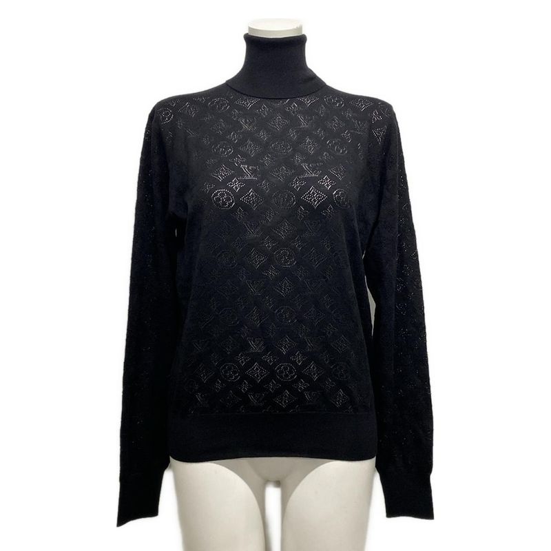 Louis Vuitton Long Sleeve Sweater Size XS Women - Rw251wa SXX Fskl64 Black