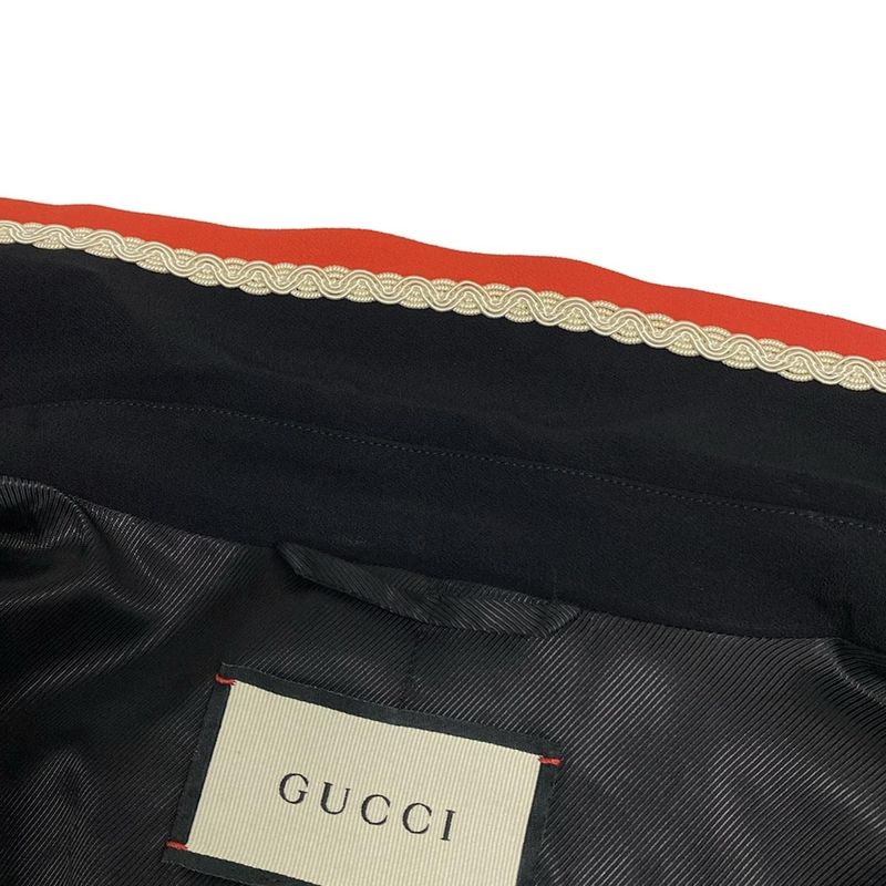 Gucci Jacket Size 38 S Women - 577028 Zacdk Black X Red X Ivory Long Sleeves /