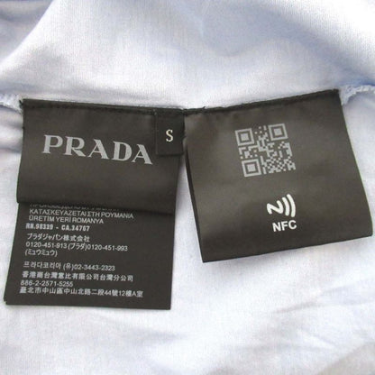 23AW Prada Chest Logo Embroidery Short Sleeve T-shirt Cut And Sewn Ujn884 Size