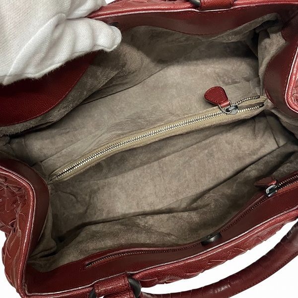Bottega Veneta Intrecciato 199875 Bordeaux Bag Handbag Women
