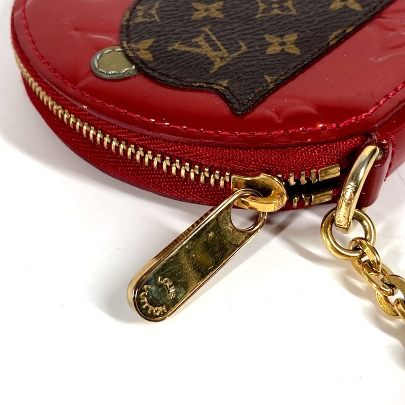 Louis Vuitton Coin Case Porte Monet Lapin Rabbit Animal M91389 Monogram Vernis
