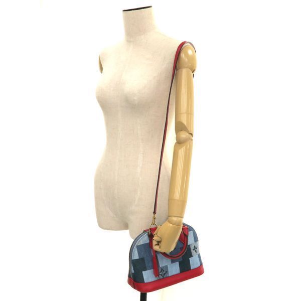 Louis Vuitton Monogram Denim Alma BB Patchwork M45042