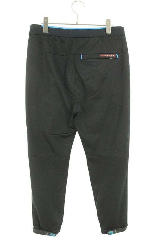 Prada 18SS Sjp238 Rubber Logo Easy Track Long Pants Men's S