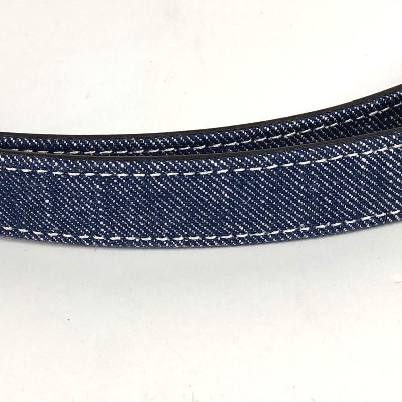 Hermes Belt Jean 18 Kelly Belt Denim Blue