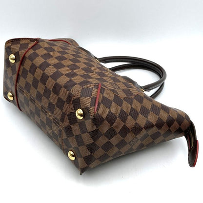 Louis Vuitton N41551 Caissa Tote PM Handbag Brown Damier Canvas