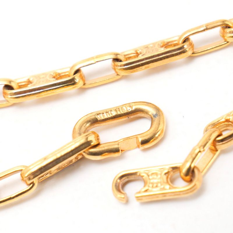 OLD Celine Old Celine Vintage Necklace Macadam Gold Chain Long Necklace