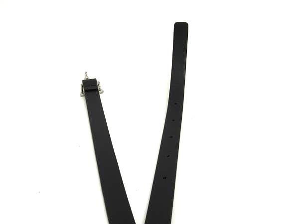 Bottega Veneta Leather Silver Hardware Belt Size 110cm (43.31in) 44IN