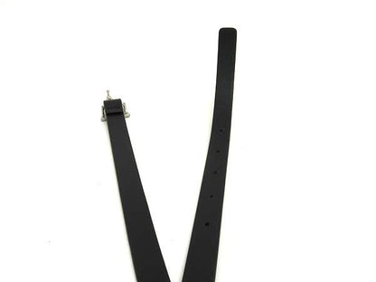 Bottega Veneta Leather Silver Hardware Belt Size 110cm (43.31in) 44IN