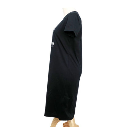 Hermes Micro Dress De Re Bookle 36 BK Black Short Sleeve One Piece