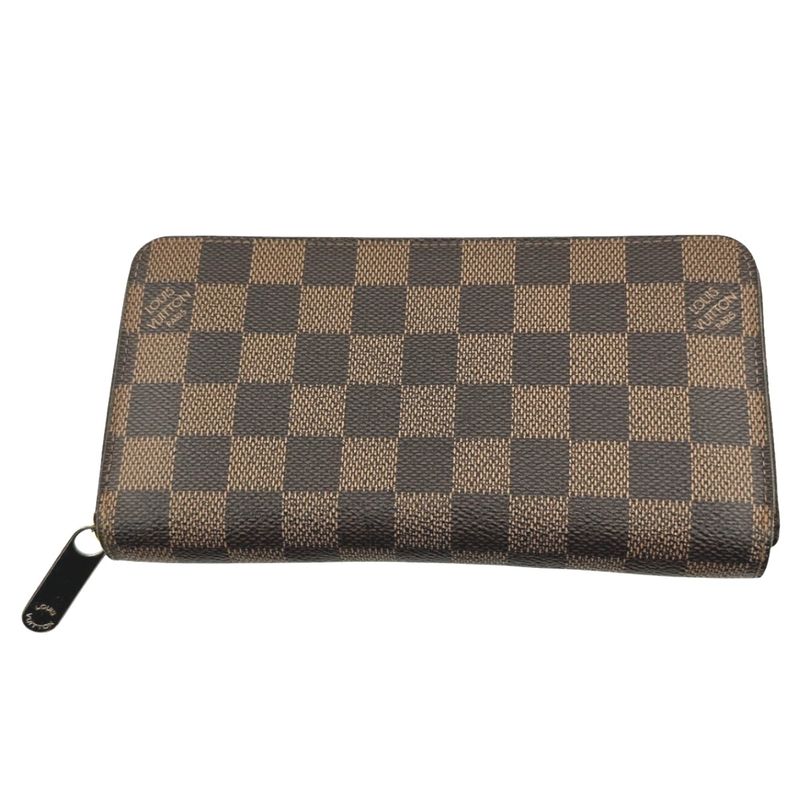 Louis Vuitton N60015 Damier Round Zipper Zippy Wallet Long Wallet Louis Vuitton