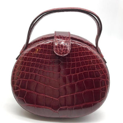 Loewe Leather Croco 2-Way Hand Bag