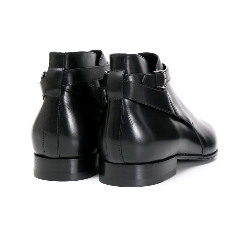 Saint Laurent Boots Size 43 Leather Ankle Strap Jopper Boots Short