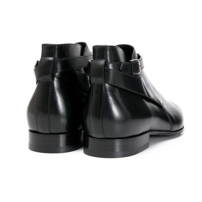 Saint Laurent Boots Size 43 Leather Ankle Strap Jopper Boots Short