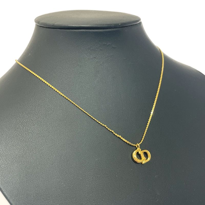 Christian Dior GP CD Logo Necklace Gold 459567 Necklace