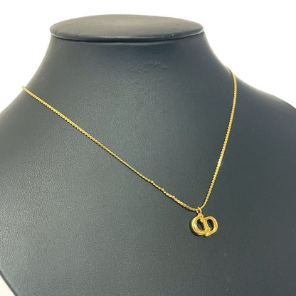Christian Dior GP CD Logo Necklace Gold 459567 Necklace