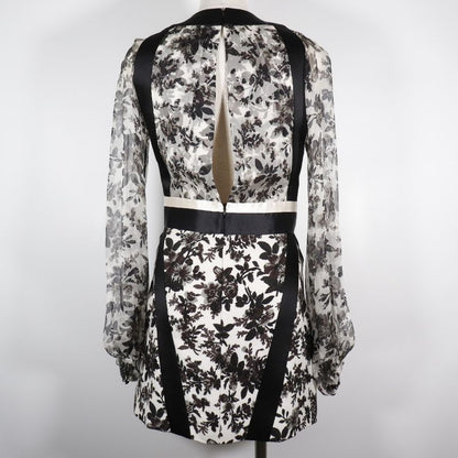 Balenciaga Silk White/black Women's Dress