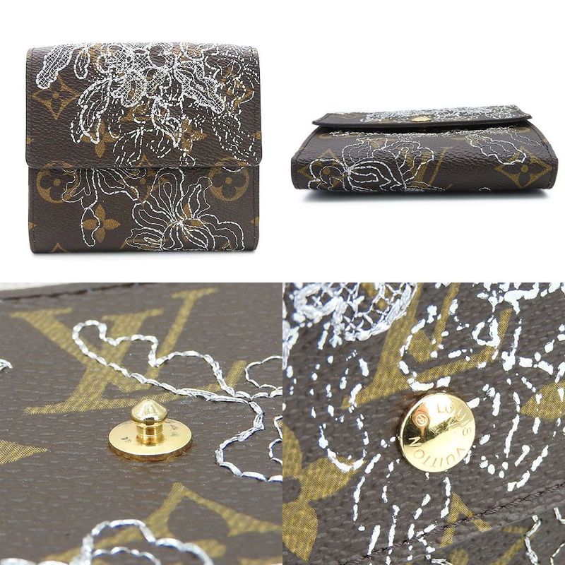 Louis Vuitton Compact Wallet W Hook Porte Monet Biécarte Cles Di M95396